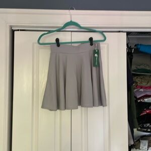 Light Grey Plain Skirt